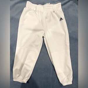 ADIDAS Youth White Short ⚾️ Baseball Pants